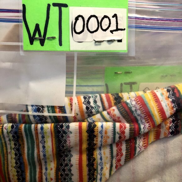 Rafaella Top Size L Large Slit on Short Sleeves Multi Color Stripes Buttons - Picture 13 of 13